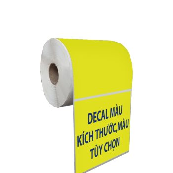 Giấy Decal thường – In màu giá liên hệ