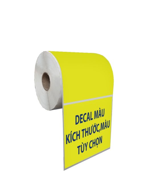Giấy Decal thường – In màu giá liên hệ
