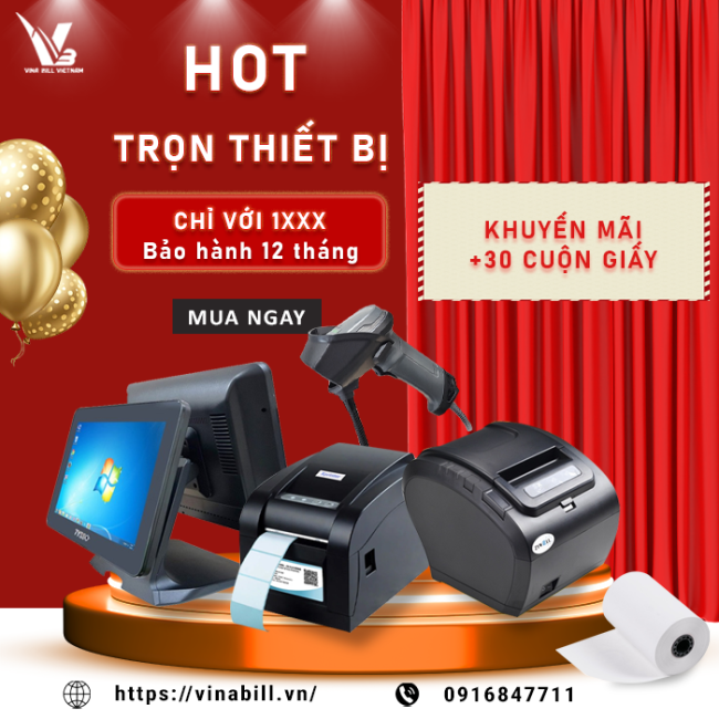 🎉 HOT – TRỌN BỘ THIẾT BỊ BÁN HÀNG 🎉
